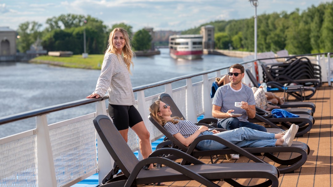 Отдых на палубе