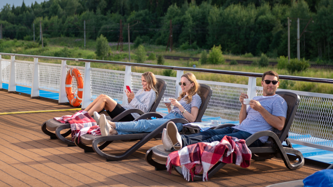 Отдых на палубе