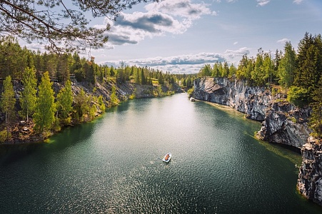 Мраморное чудо Рускеала 