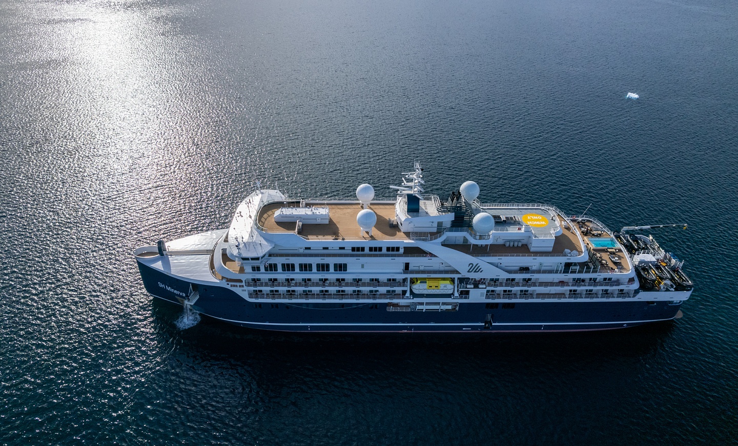 Открытая верхняя палуба для наблюдений